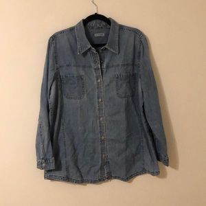 long sleeve denim shirt